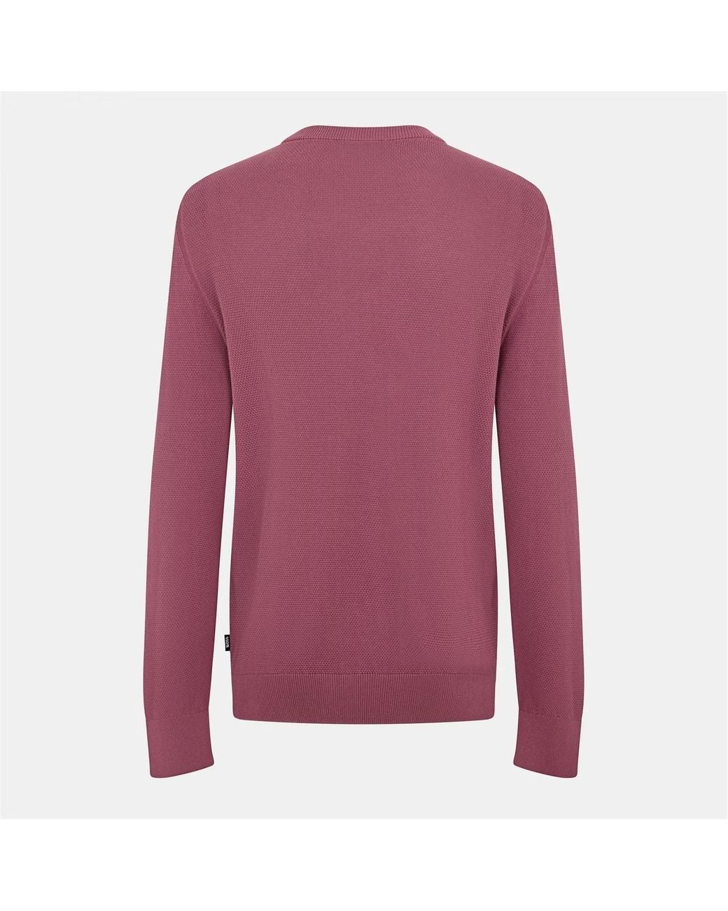 Boss Purple Ecaio-P Knitted Jumper for men