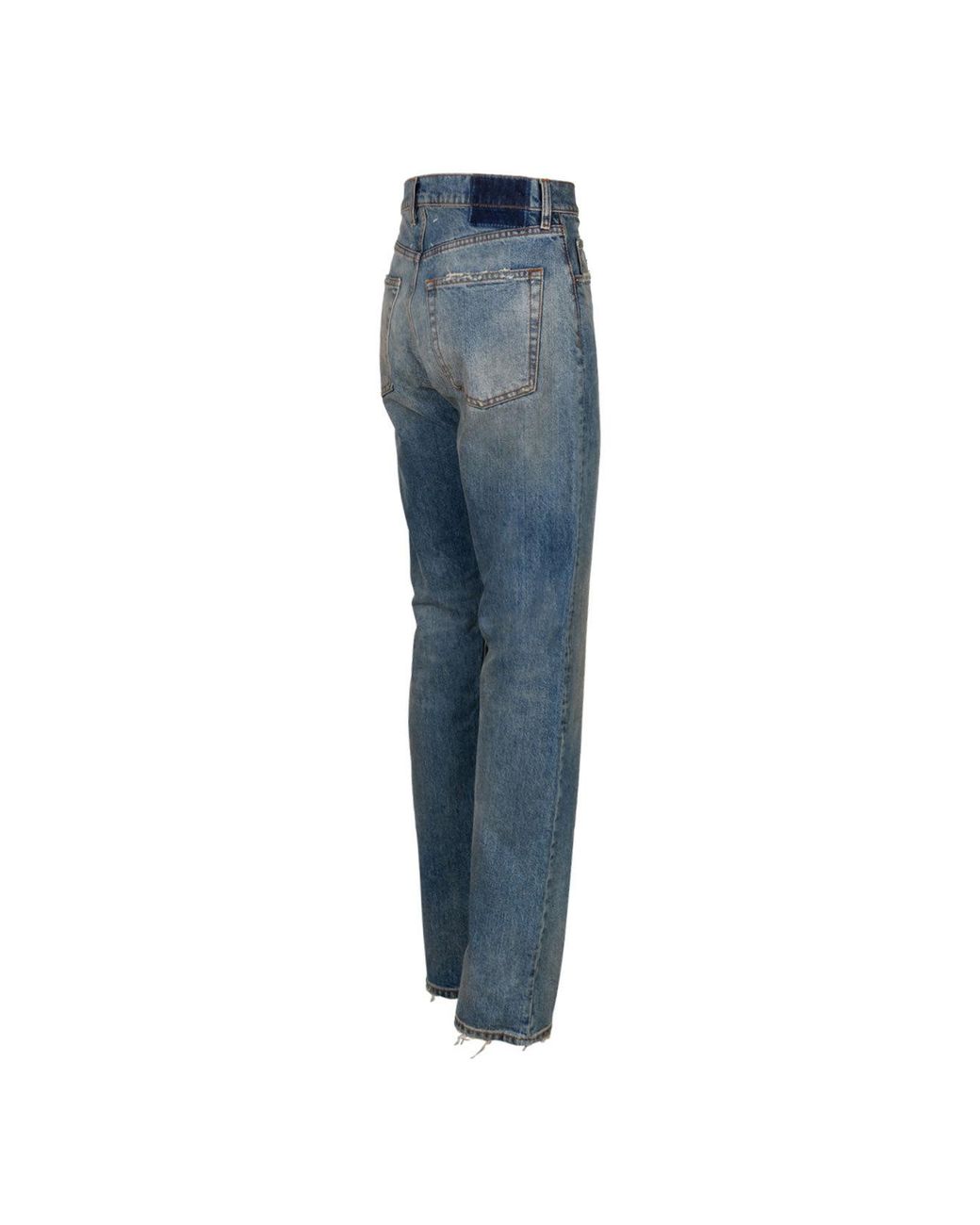 Maison Margiela Blue Distressed Jeans for men