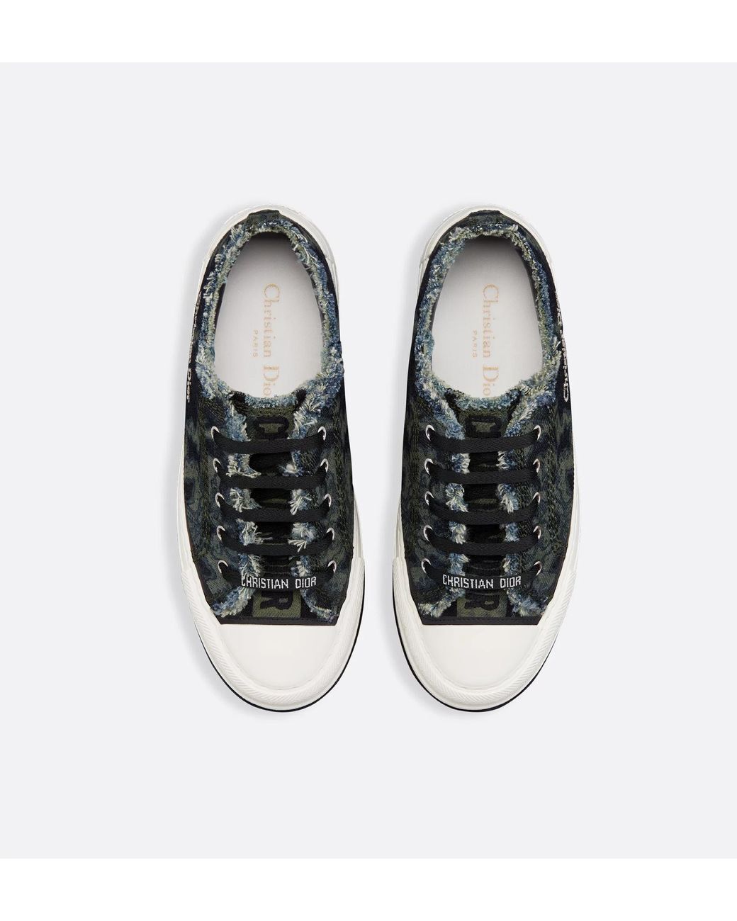 Dior Black Walk'N' Platform Sneaker