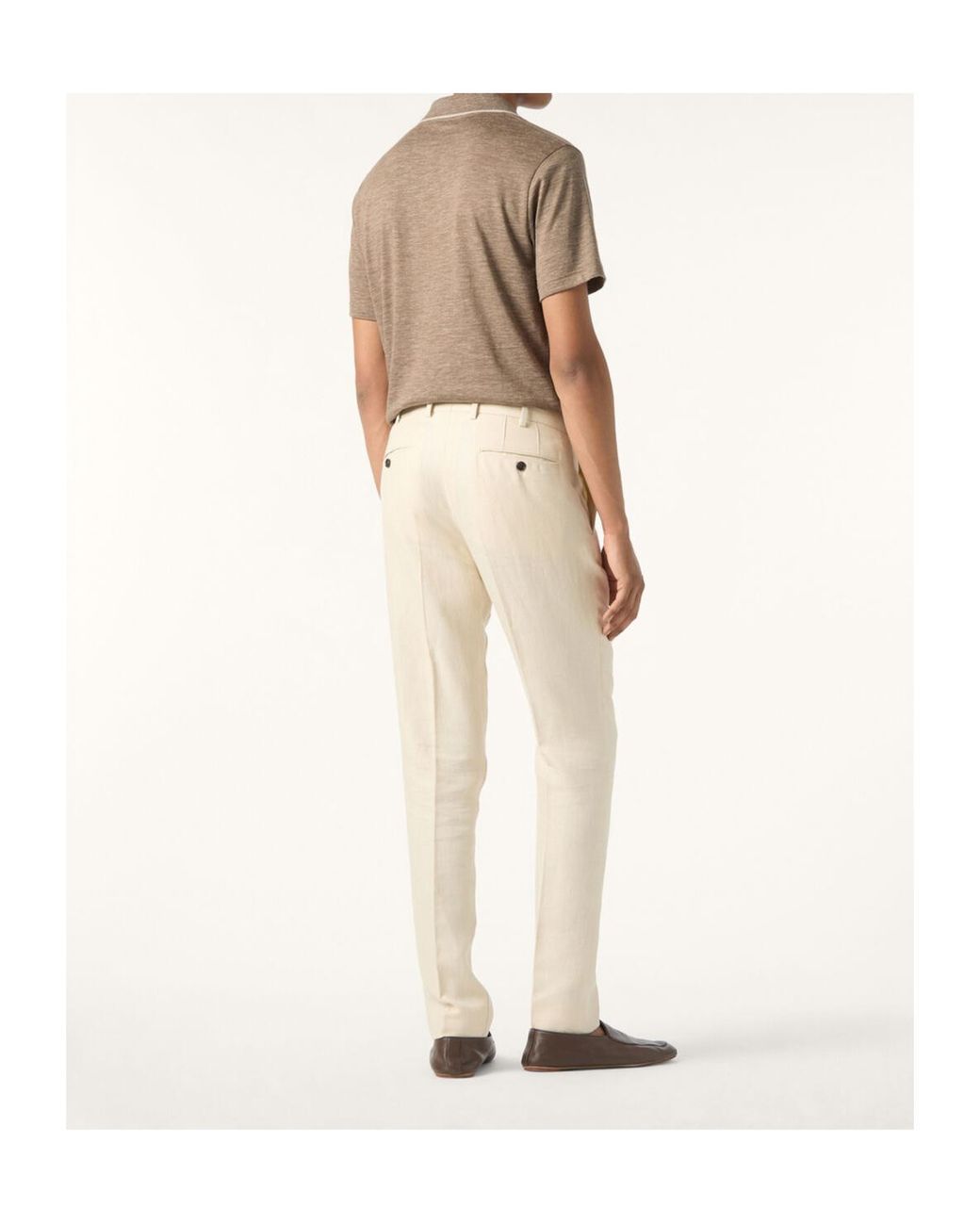 Loro Piana Natural Suraj Tal Polo Shirt for men