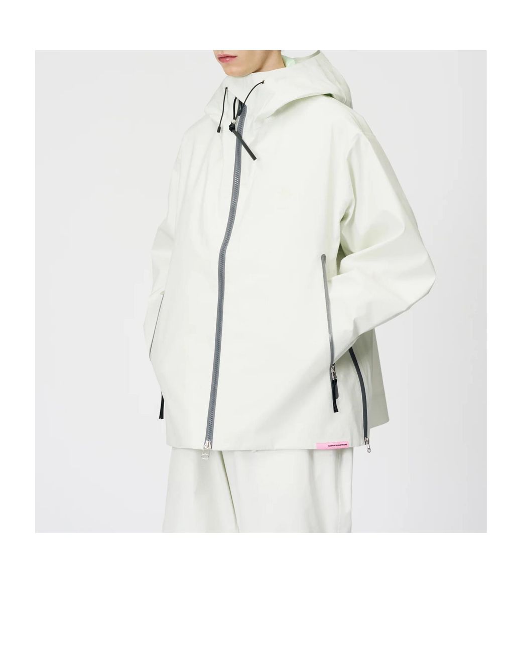 Goldwin White Hooded Jacket for men