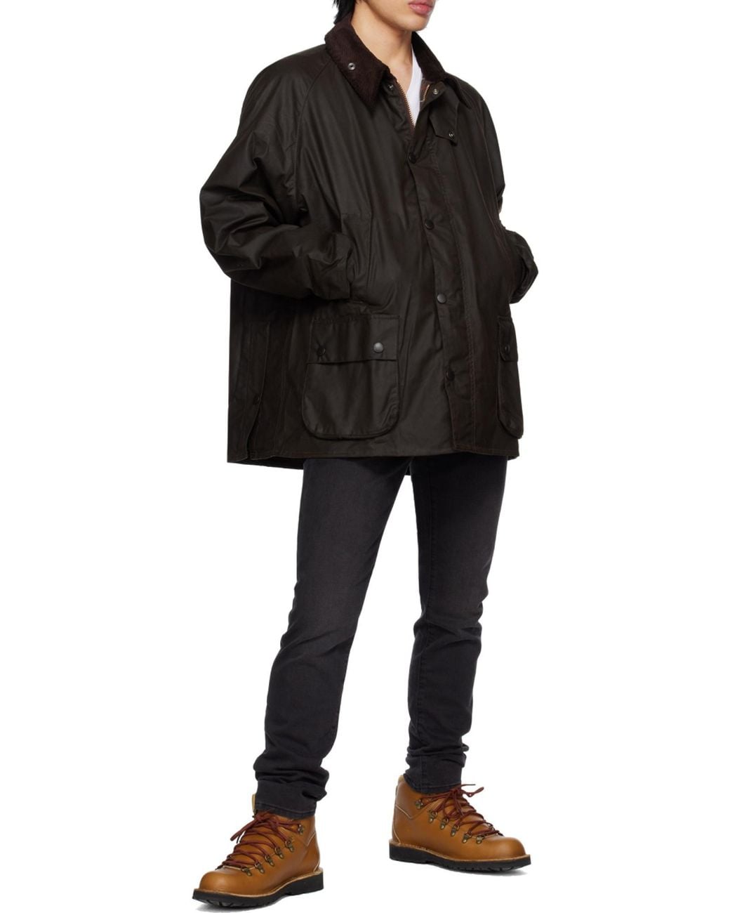 Barbour Black Long-Sleeved Casual Jacket for men