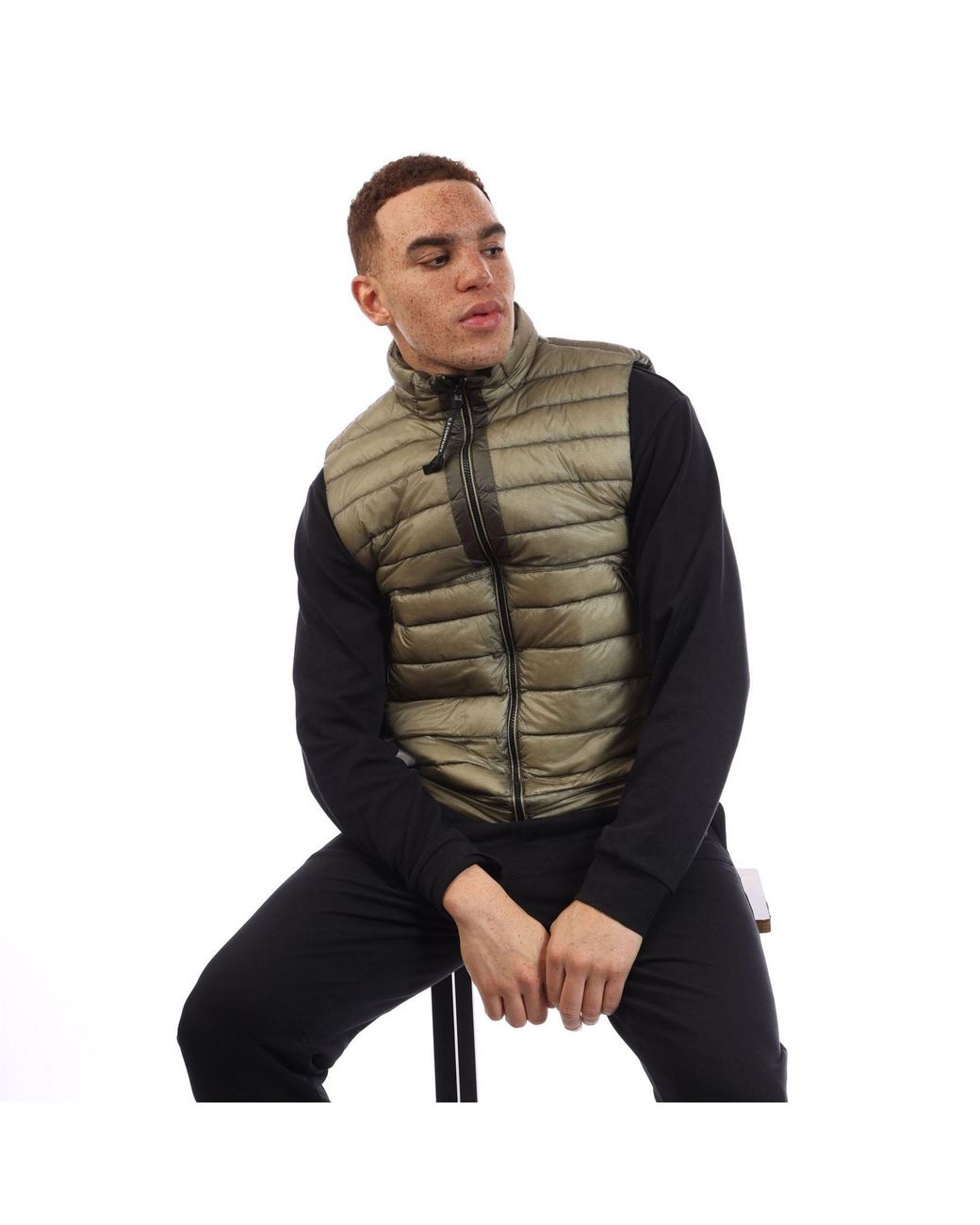 C P Company Green Casual Vest for men