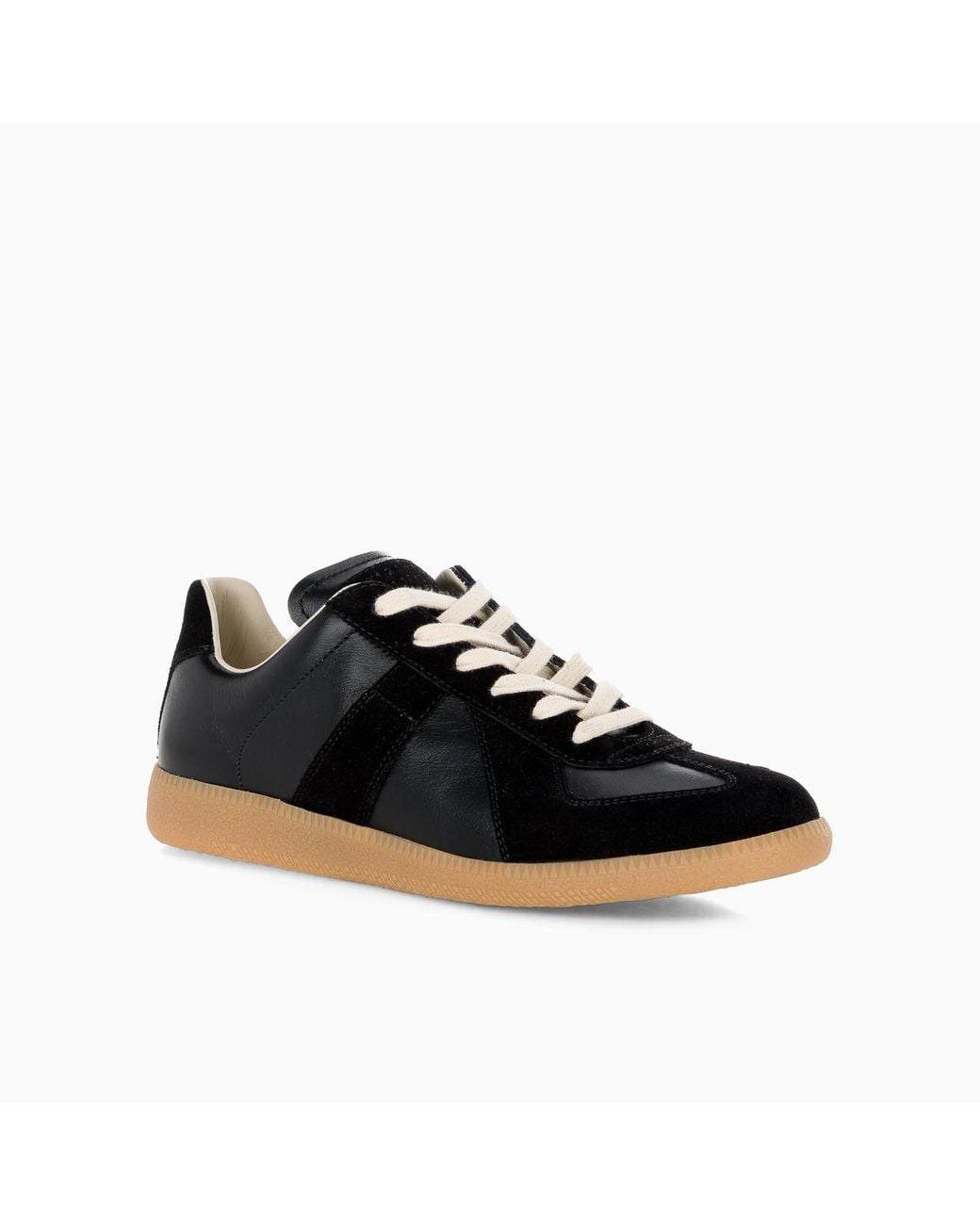 Maison Margiela Black Replica Low-Top Sneakers for men