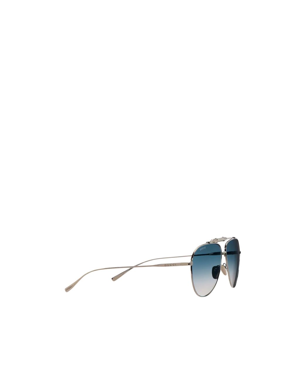 Gucci Blue Pilot Sunglasses for men