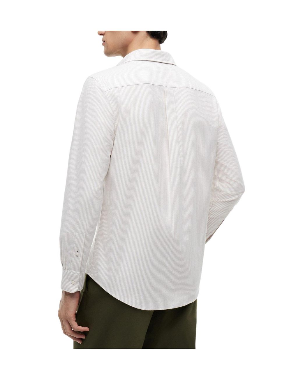 Tommy Hilfiger White Striped Shirt for men