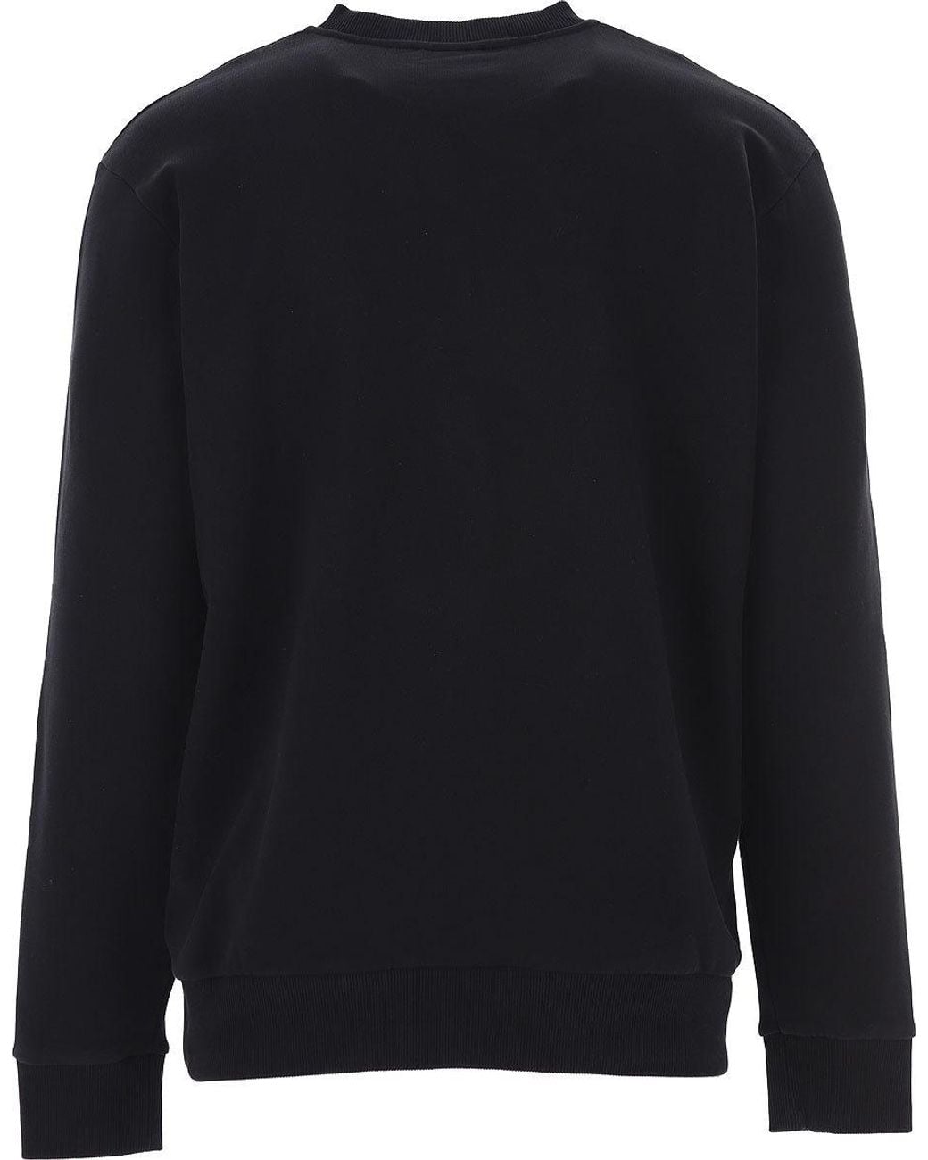 Marcelo Burlon Black County Of Milan Logo Embroidered Crewneck Sweatshirt for men