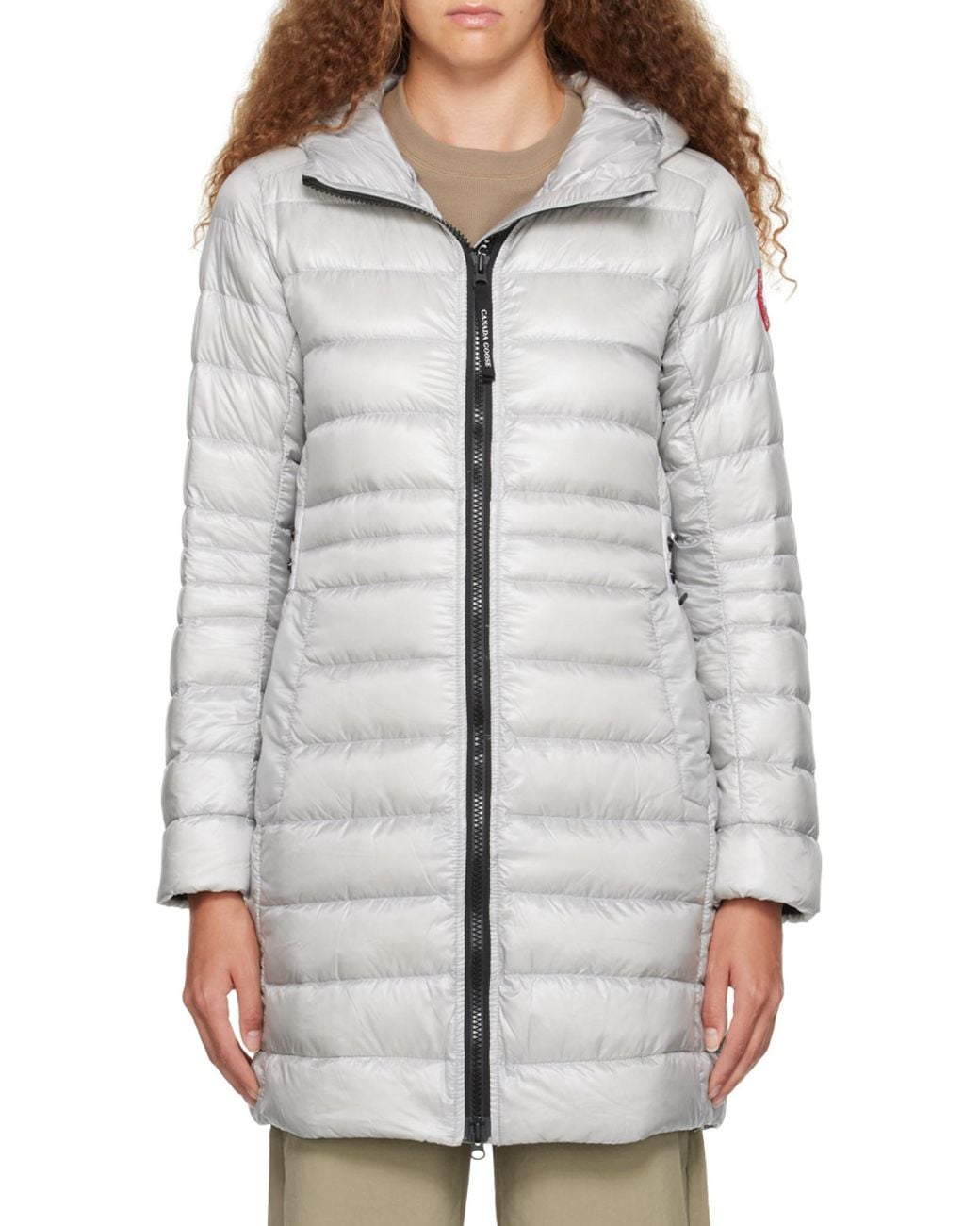 Canada Goose Gray Cypress Hooded Coat
