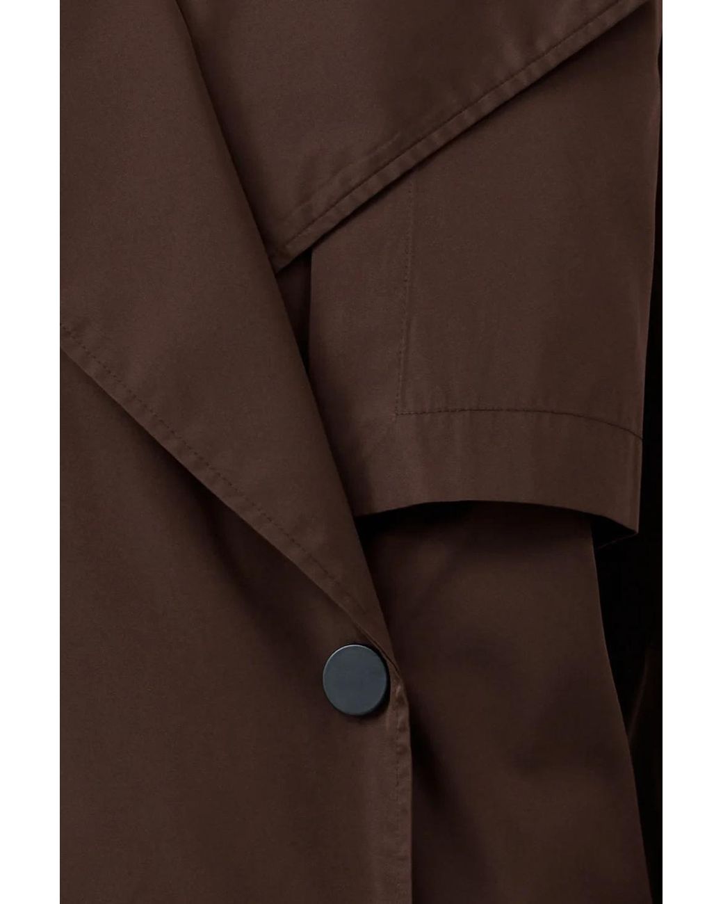 St. Agni Brown Double-Breasted Trench Coat