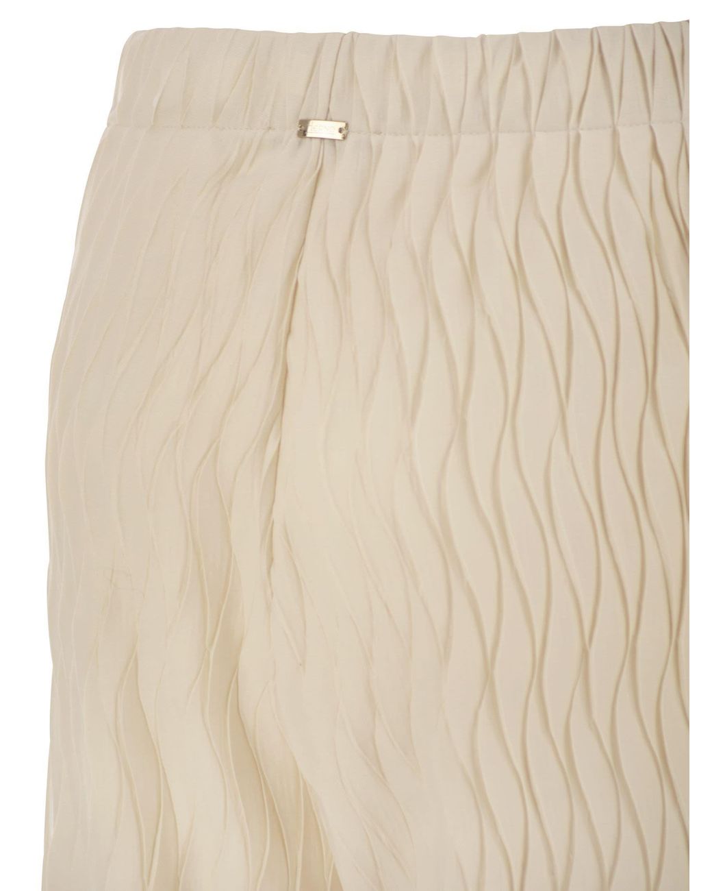 Herno Natural Wrinkled Effect Drawstring Trousers