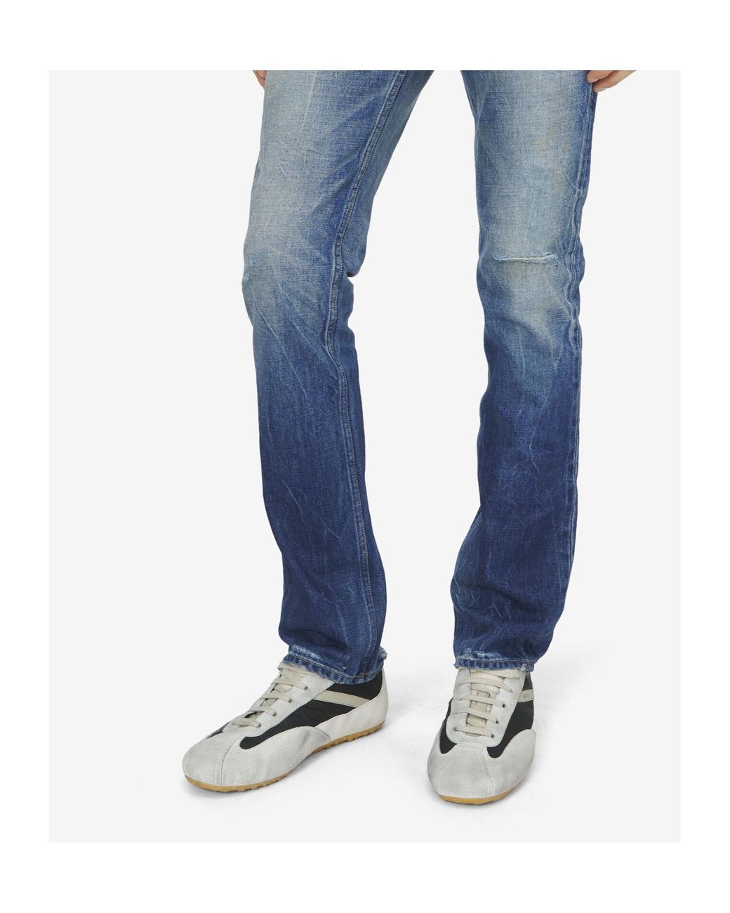 McQueen White Boxe Low-Top Sneakers for men