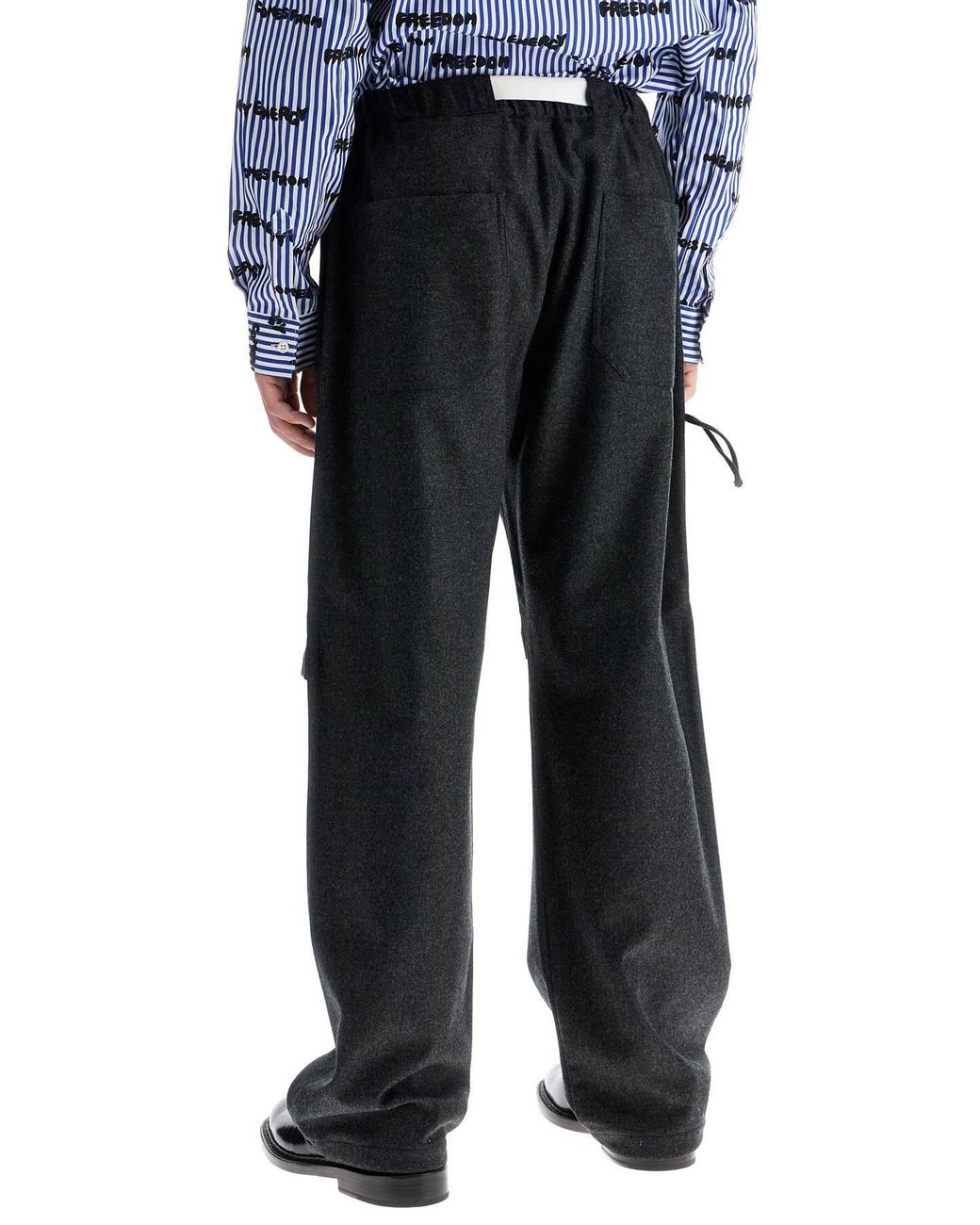 DARKPARK Black Jordan Relaxed Fit Pants for men