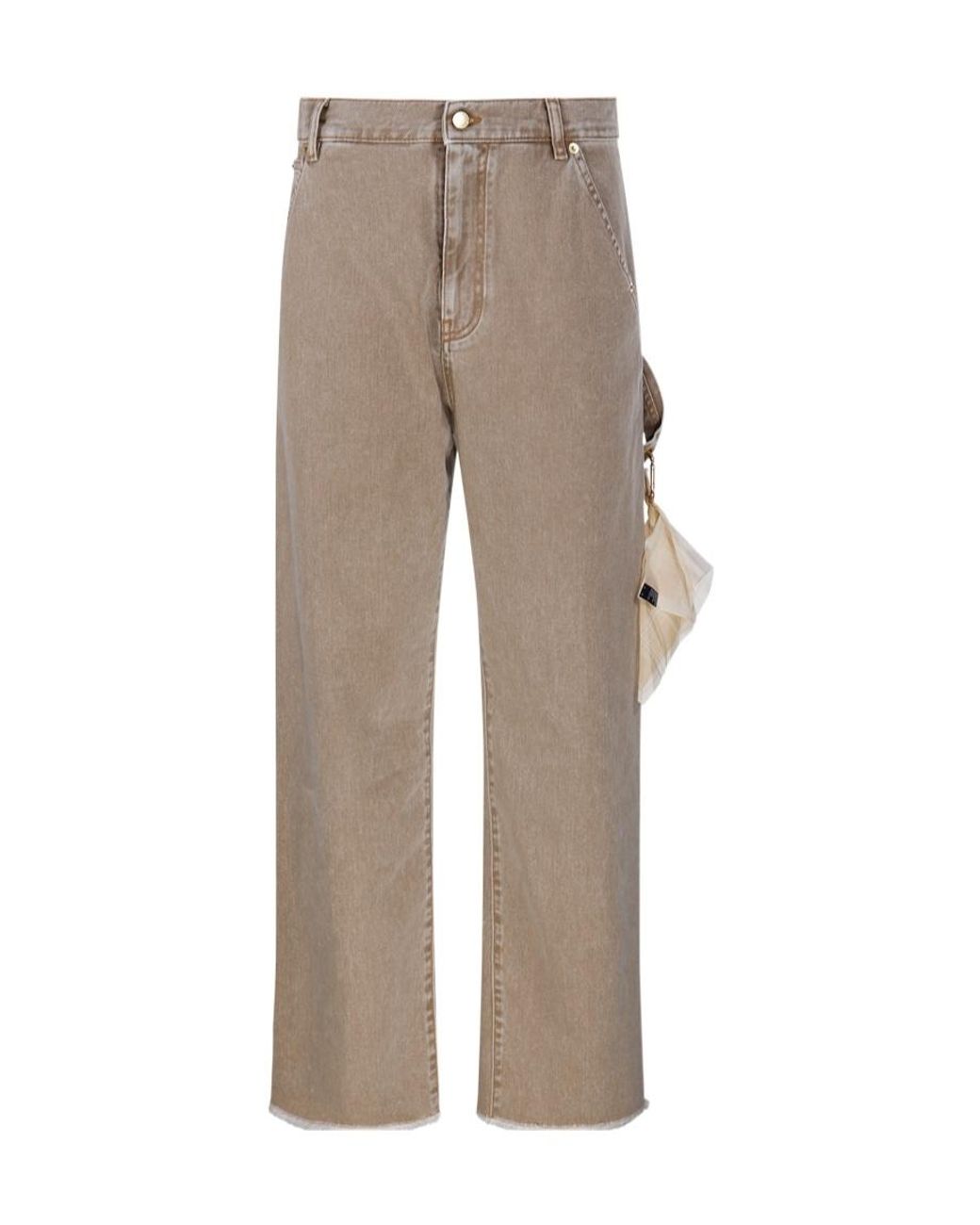 DARKPARK Gray Sienna Loose Side Split Jeans
