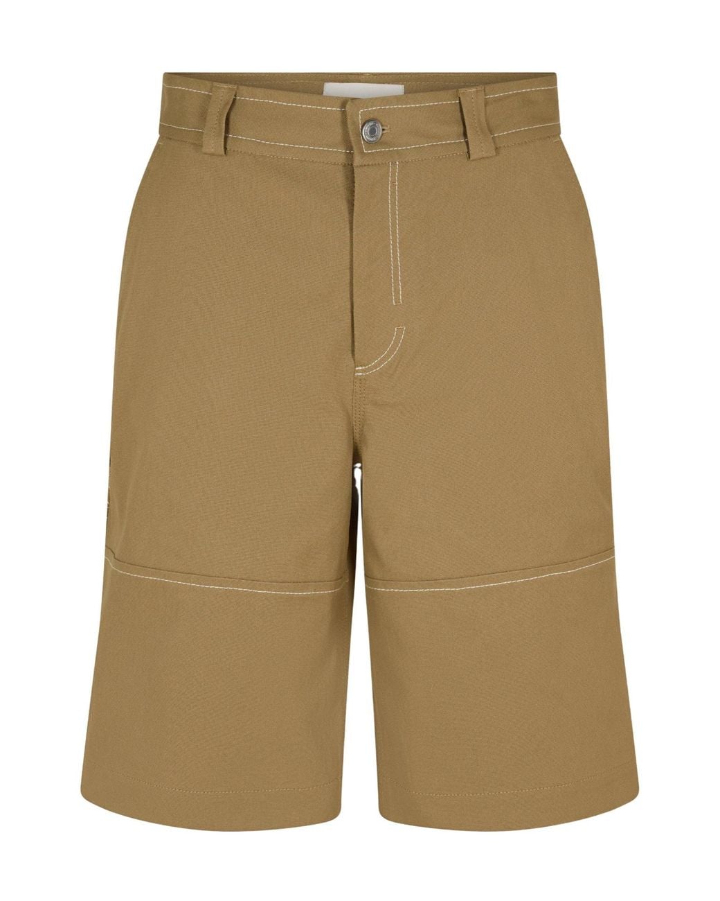 AMI Natural Durable Twill Shorts for men