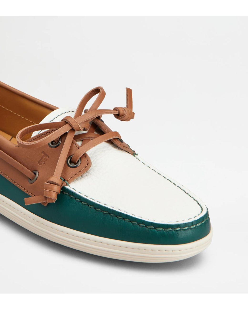 Tod's Green Round-Toe Loafers