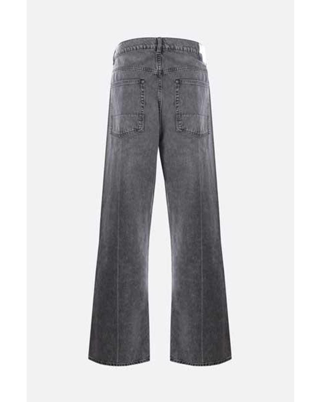 Our Legacy Gray High Waist Straight-Leg Jeans for men