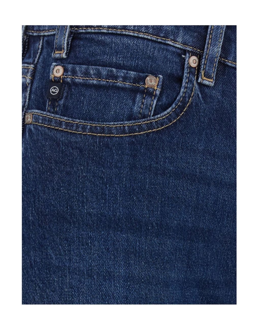AG Jeans Blue New Baggy High Waist Wide-Leg Jeans