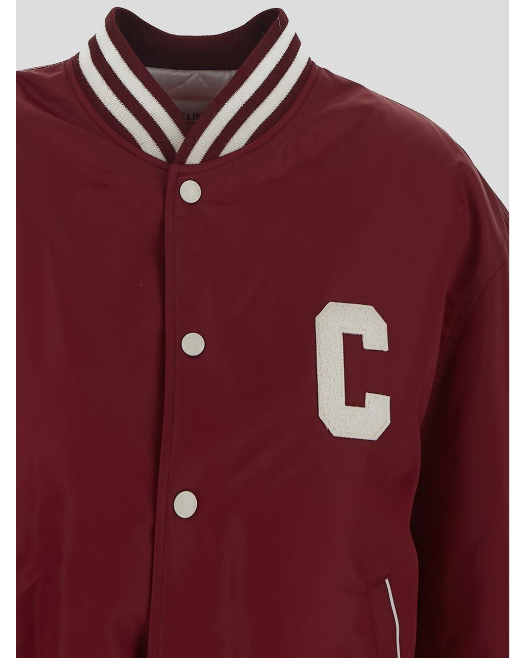 Céline Red Varsity Jacket