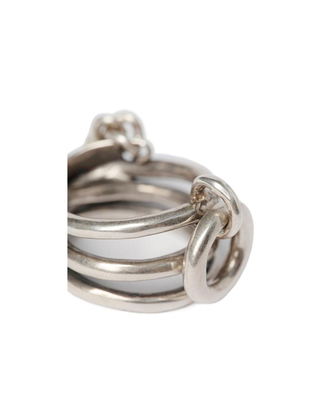 Ann Demeulemeester White Eida Plate Ring
