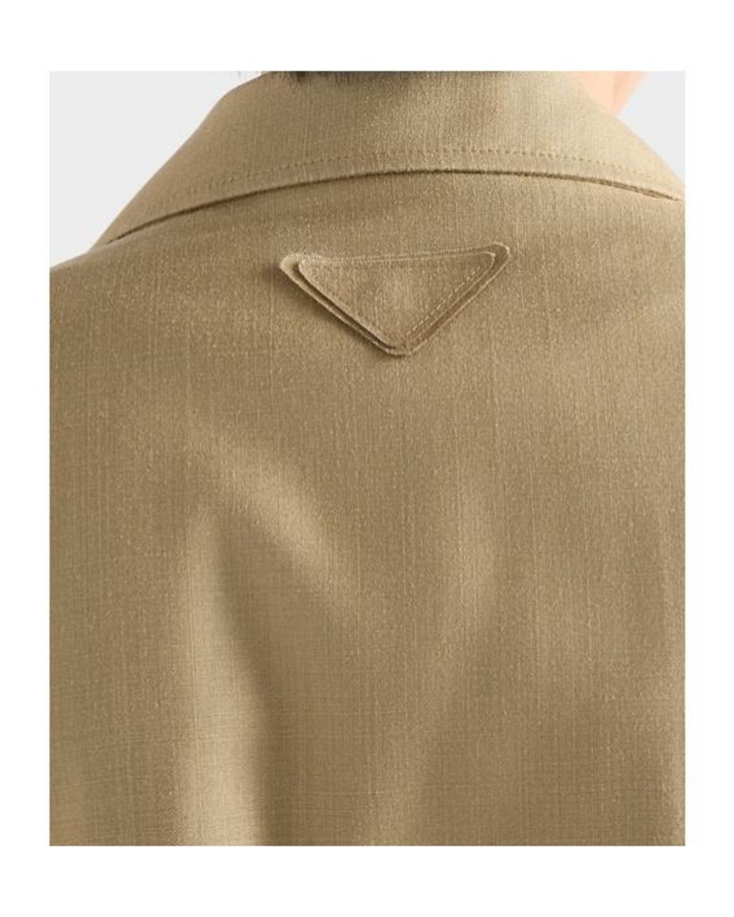 Prada Natural Silk Safari Jacket for men