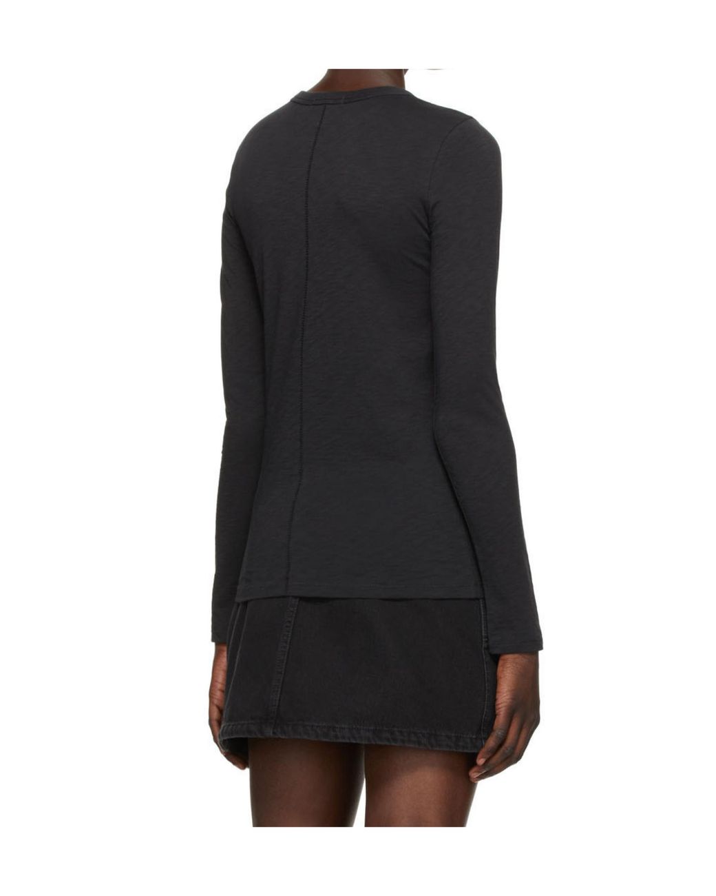 Rag & Bone Black Long-Sleeve T-Shirt