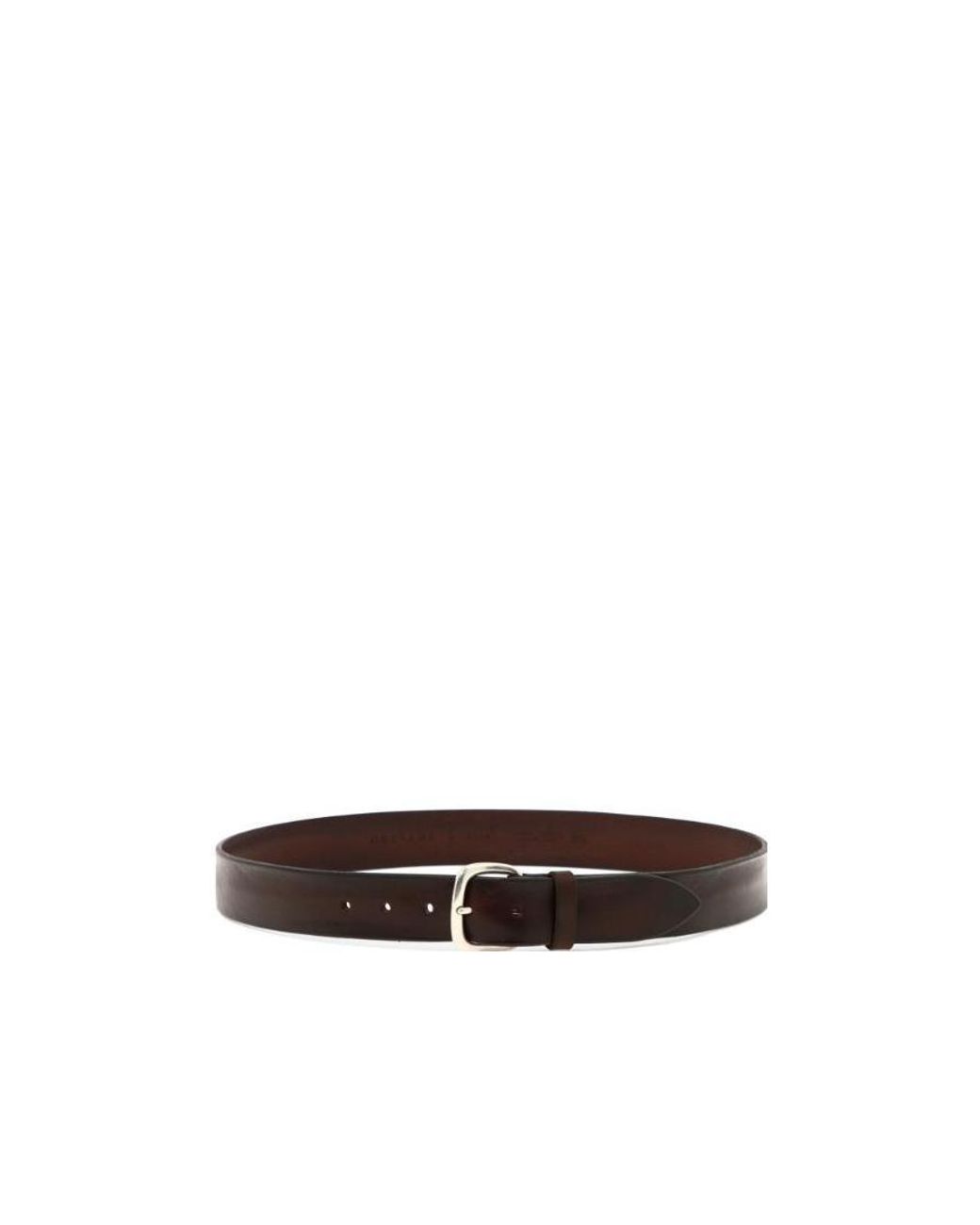 Orciani White Logo Belt for men
