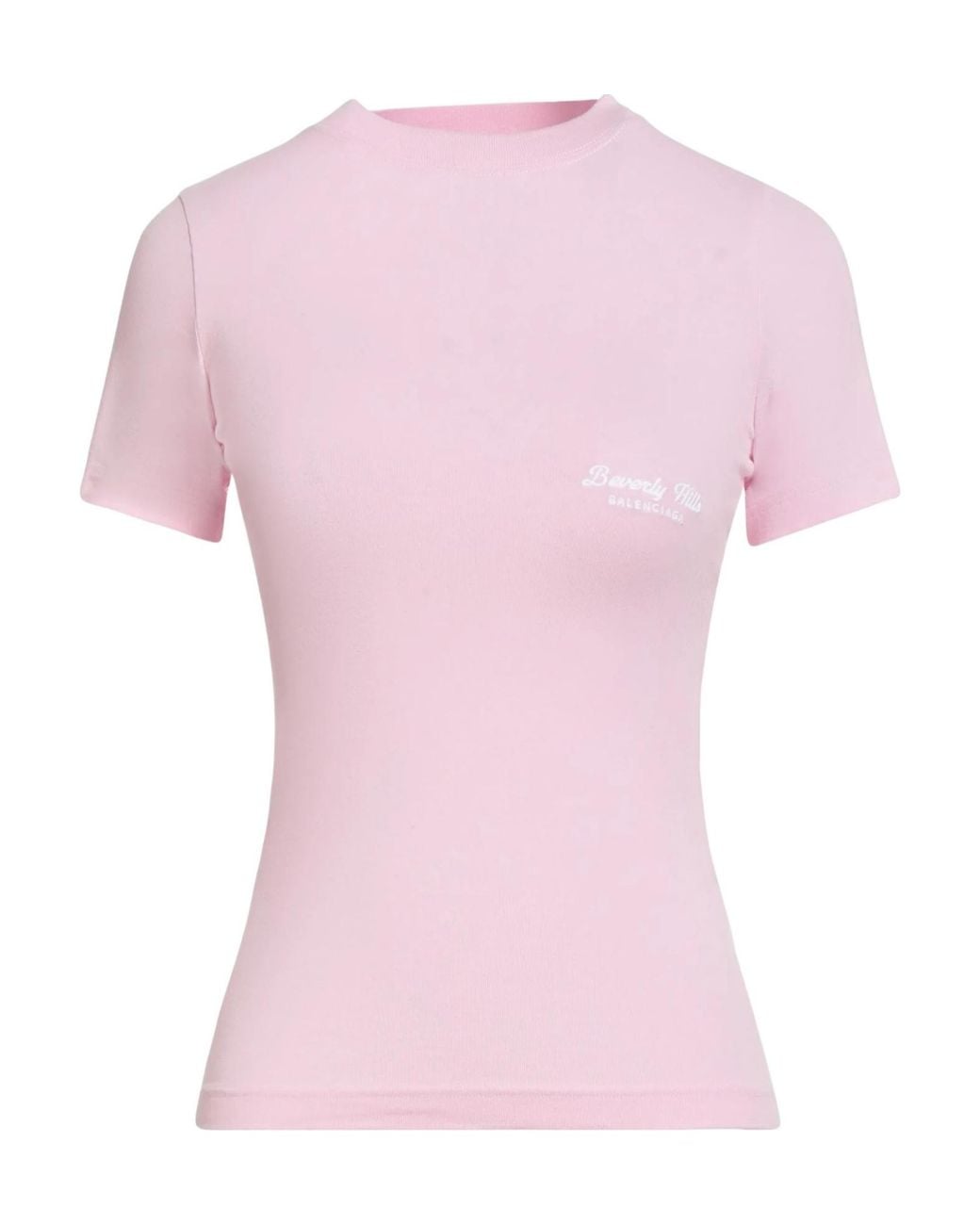 Balenciaga Pink Stretchy T-Shirts