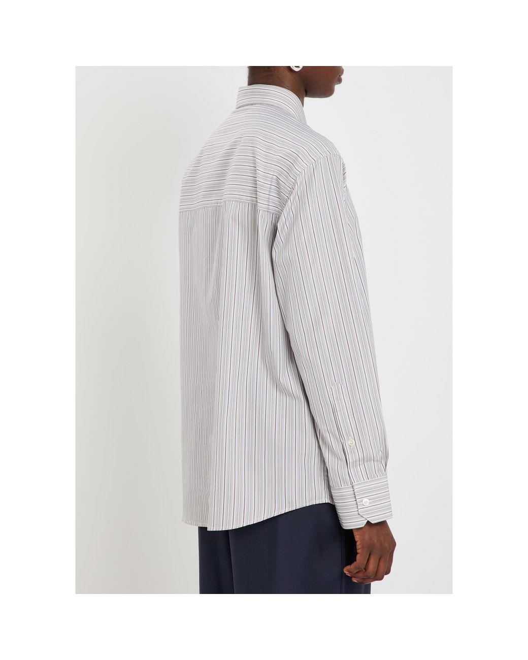 Rohe White Long-Sleeve Oversized-Fit Shirt