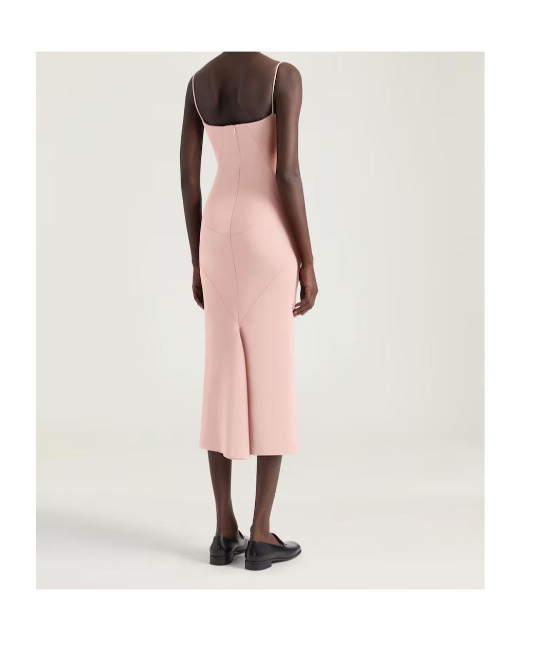 Givenchy Pink Sliced Midi Dress