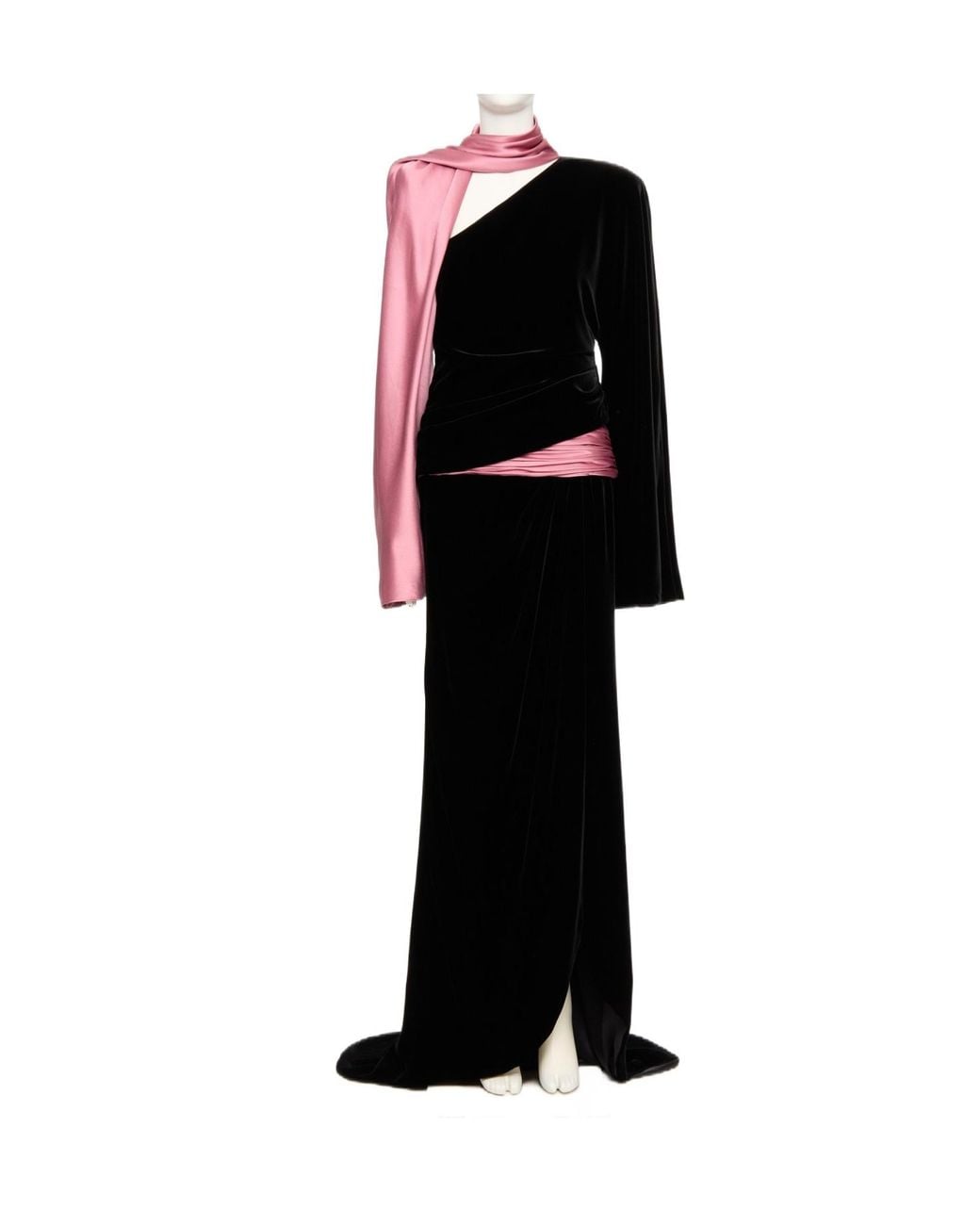 Valentino Black Long-Sleeved Dress