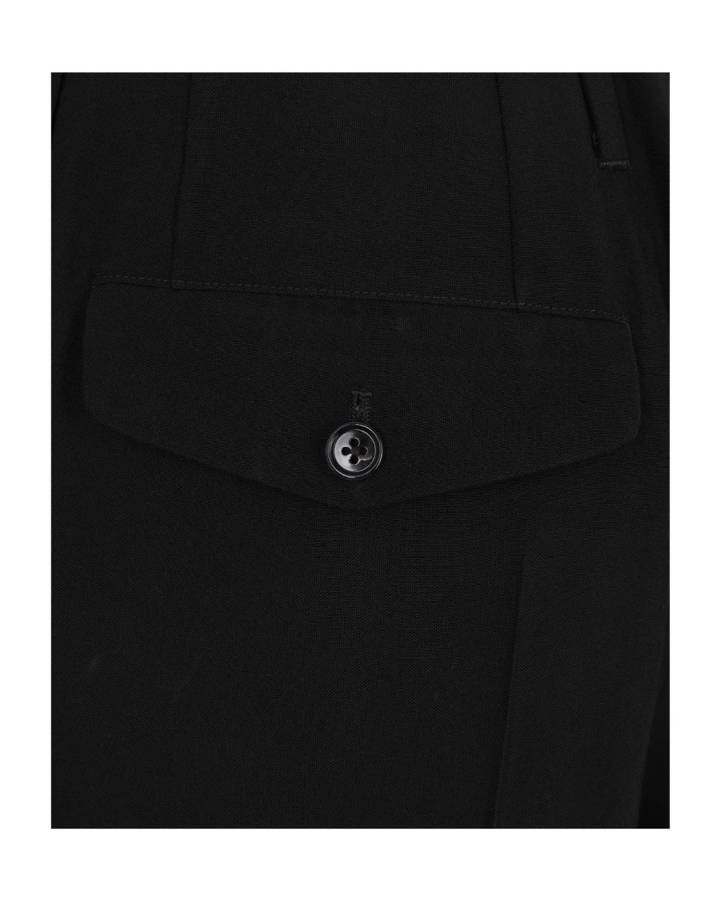 Ann Demeulemeester Black Agdar Pleated Tapered Trousers for men
