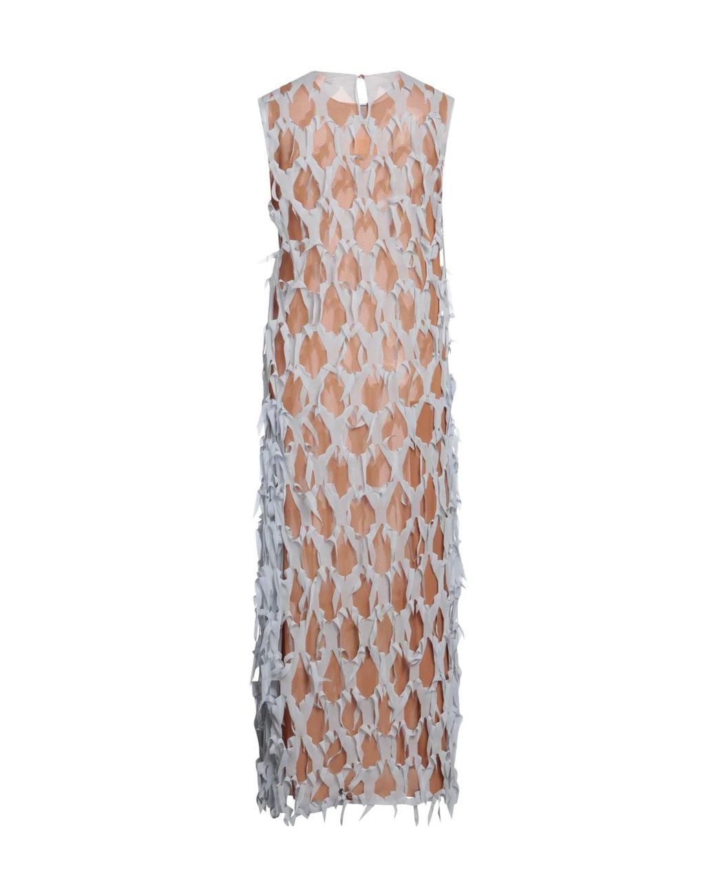 Maison Margiela Gray Dual Color Sleeveless Dress