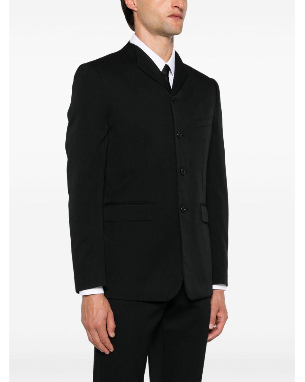 Céline Black Wing Collar Jacket for men