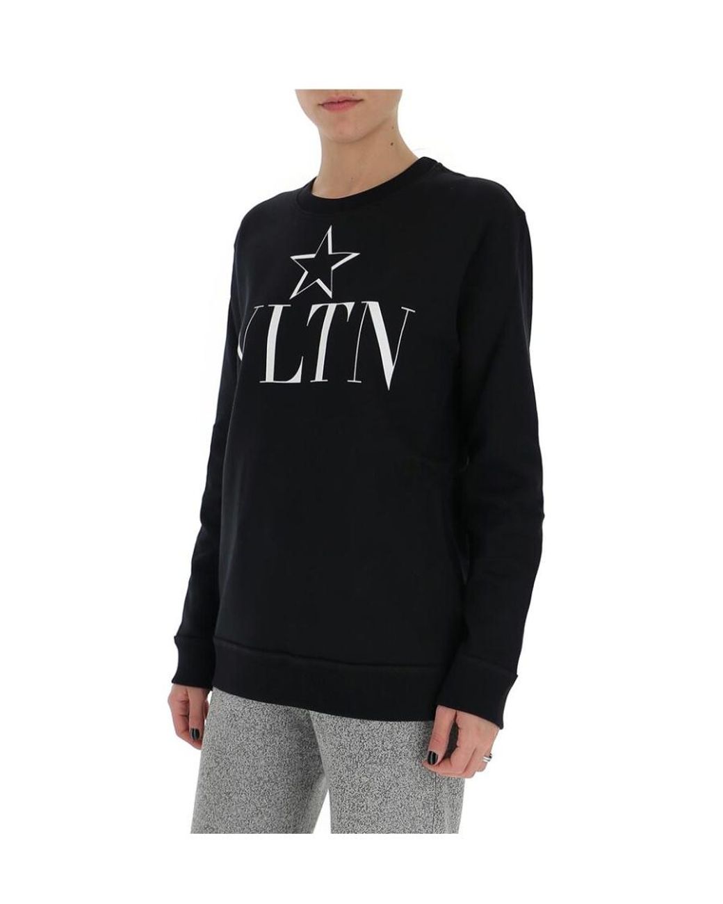Valentino Black Printed Sweater