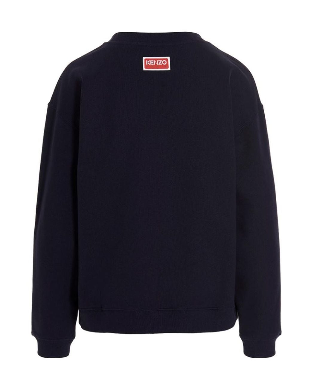 KENZO Blue Logo Printed Crewneck Sweatshirt
