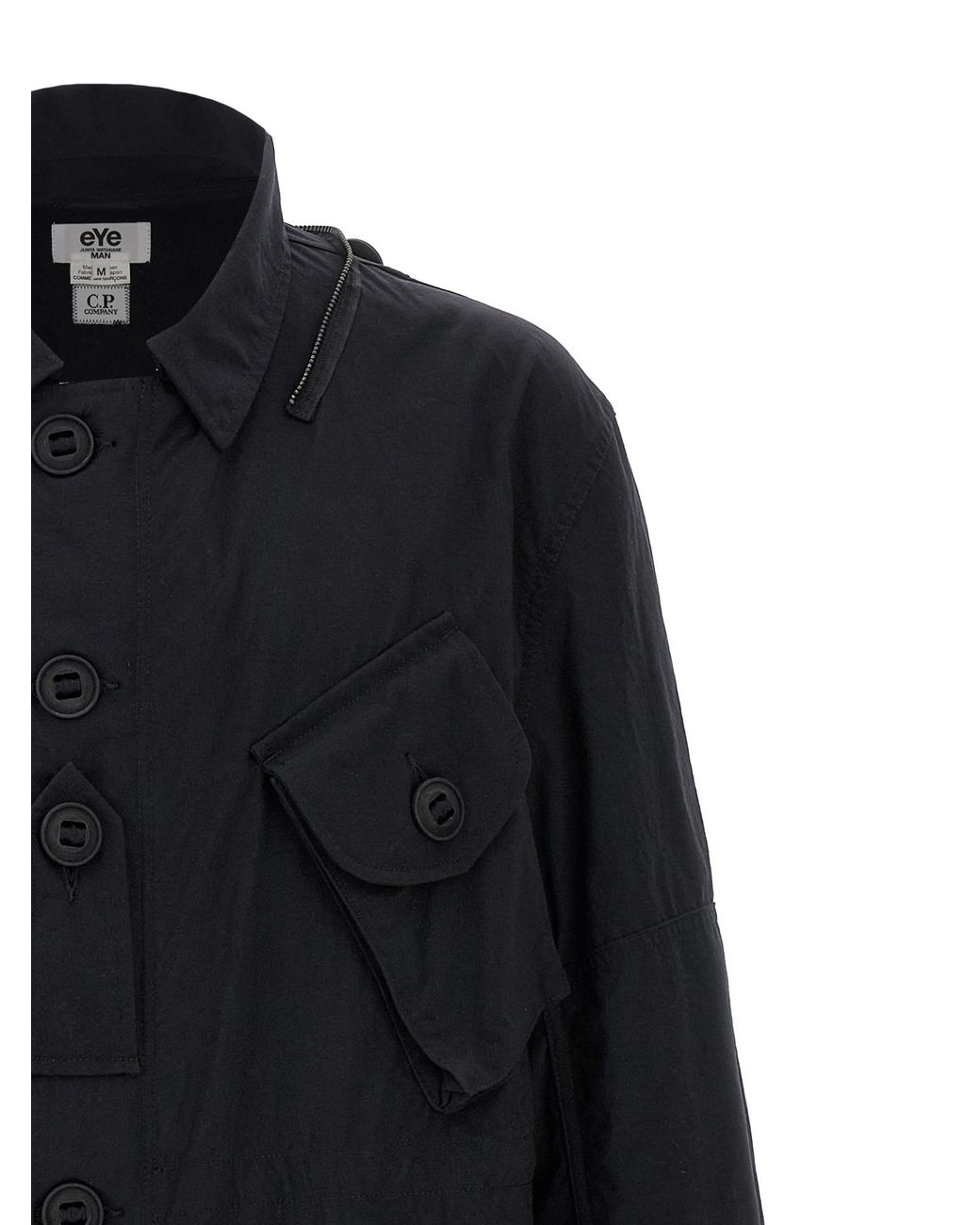 Junya Watanabe Black X C.P. Company Hooded Parka for men