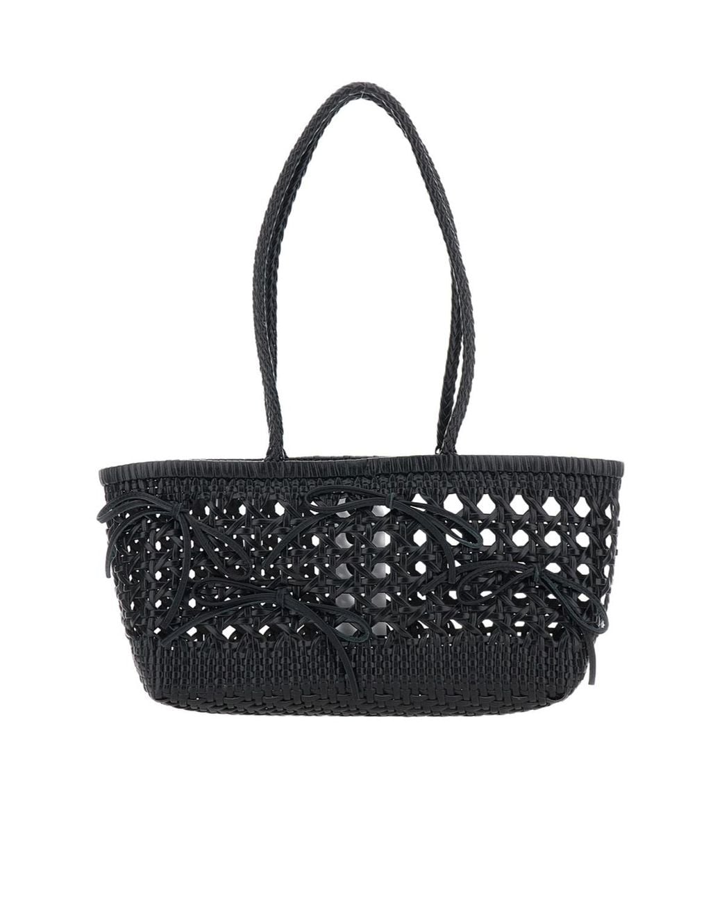 OSOI Black Biscuit Shopper Bag