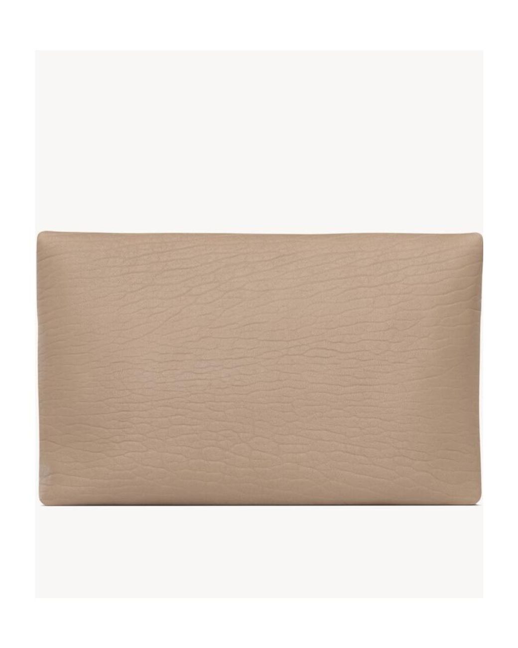 Saint Laurent Natural Busta Logo Clutch Bag for men