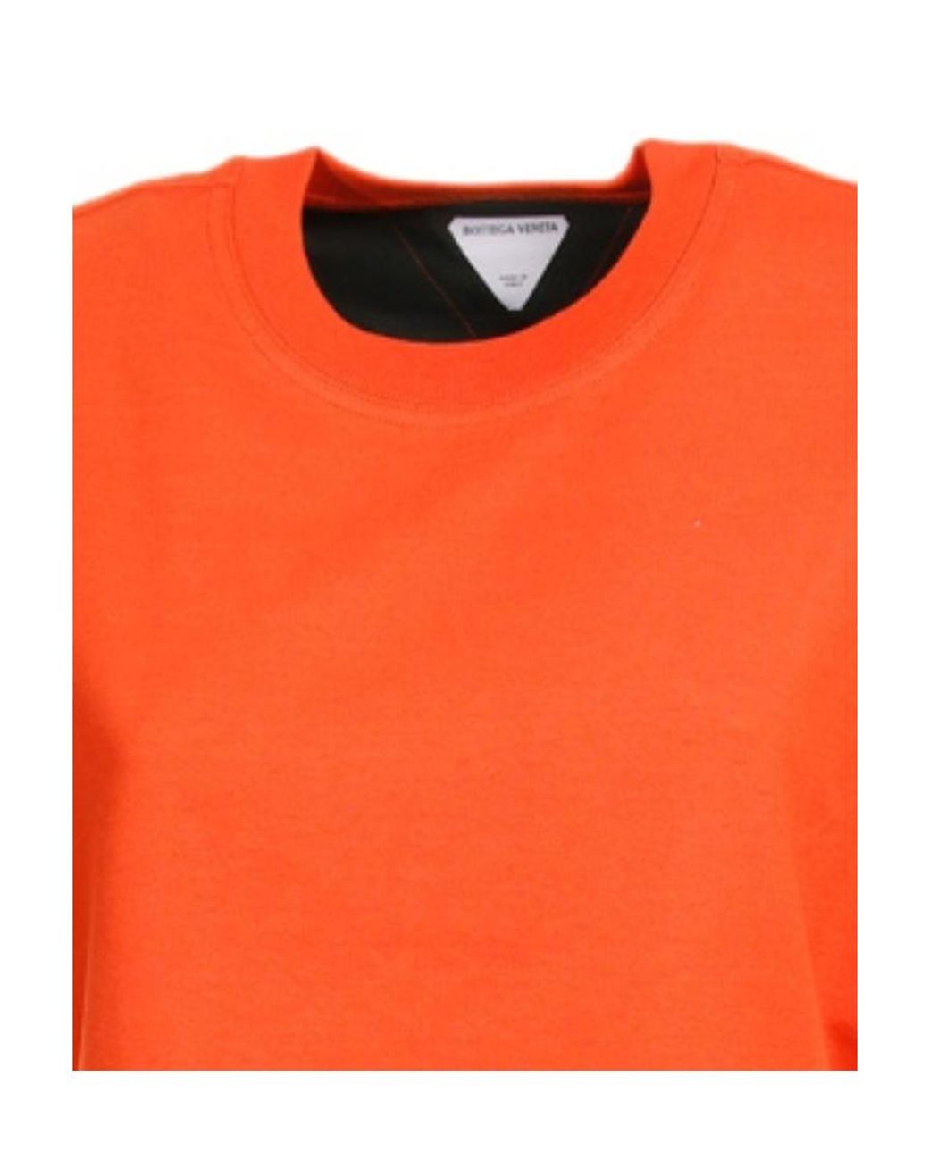Bottega Veneta Orange Crewneck T-Shirt