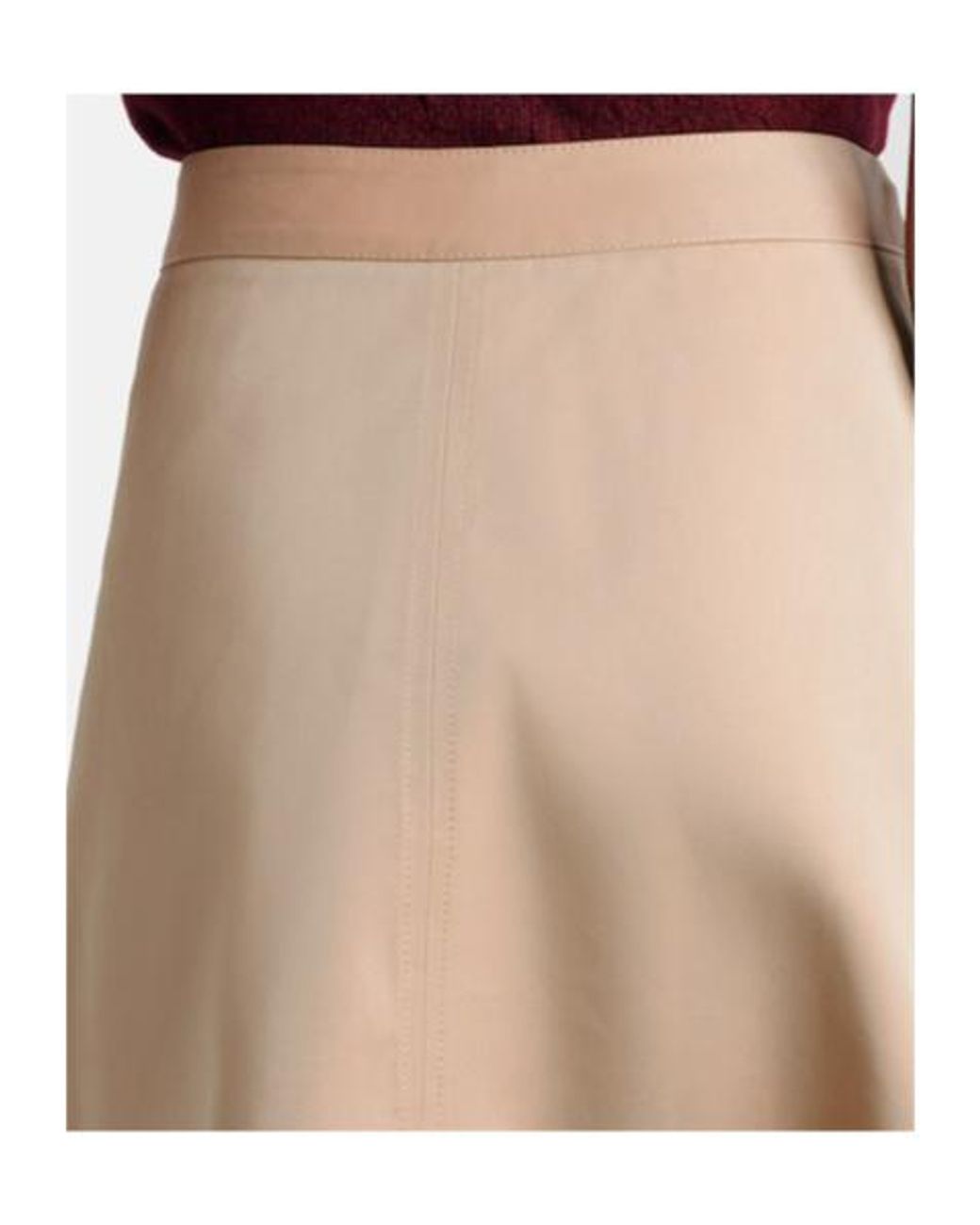Dorothee Schumacher Natural Luxury Layer Belted Cotton-Blend Midi Skirt