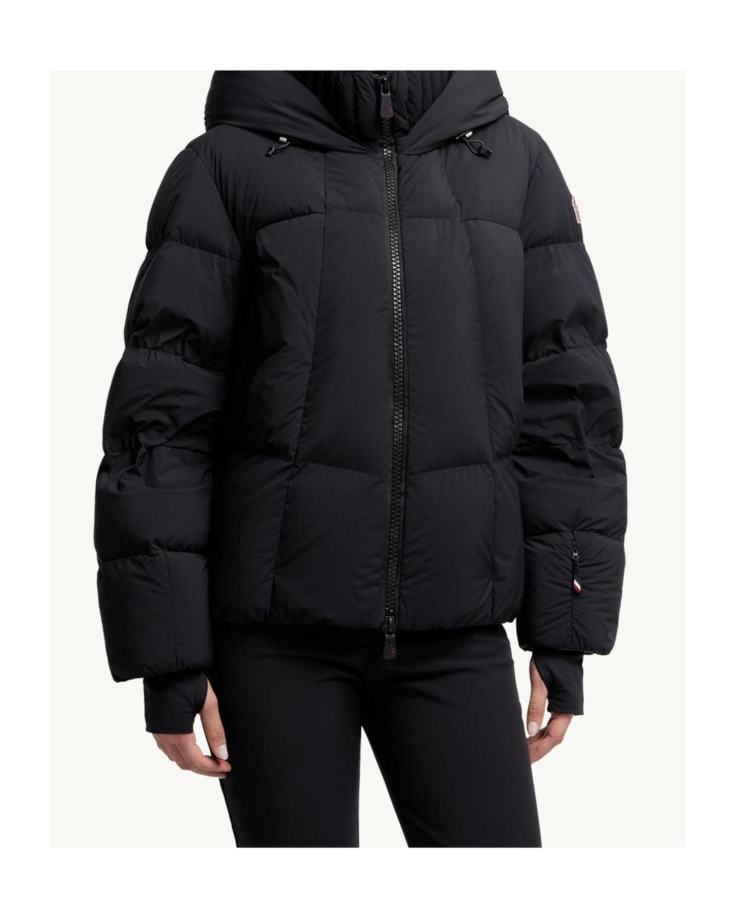 Moncler Blue Grenoble Hooded Down Jacket
