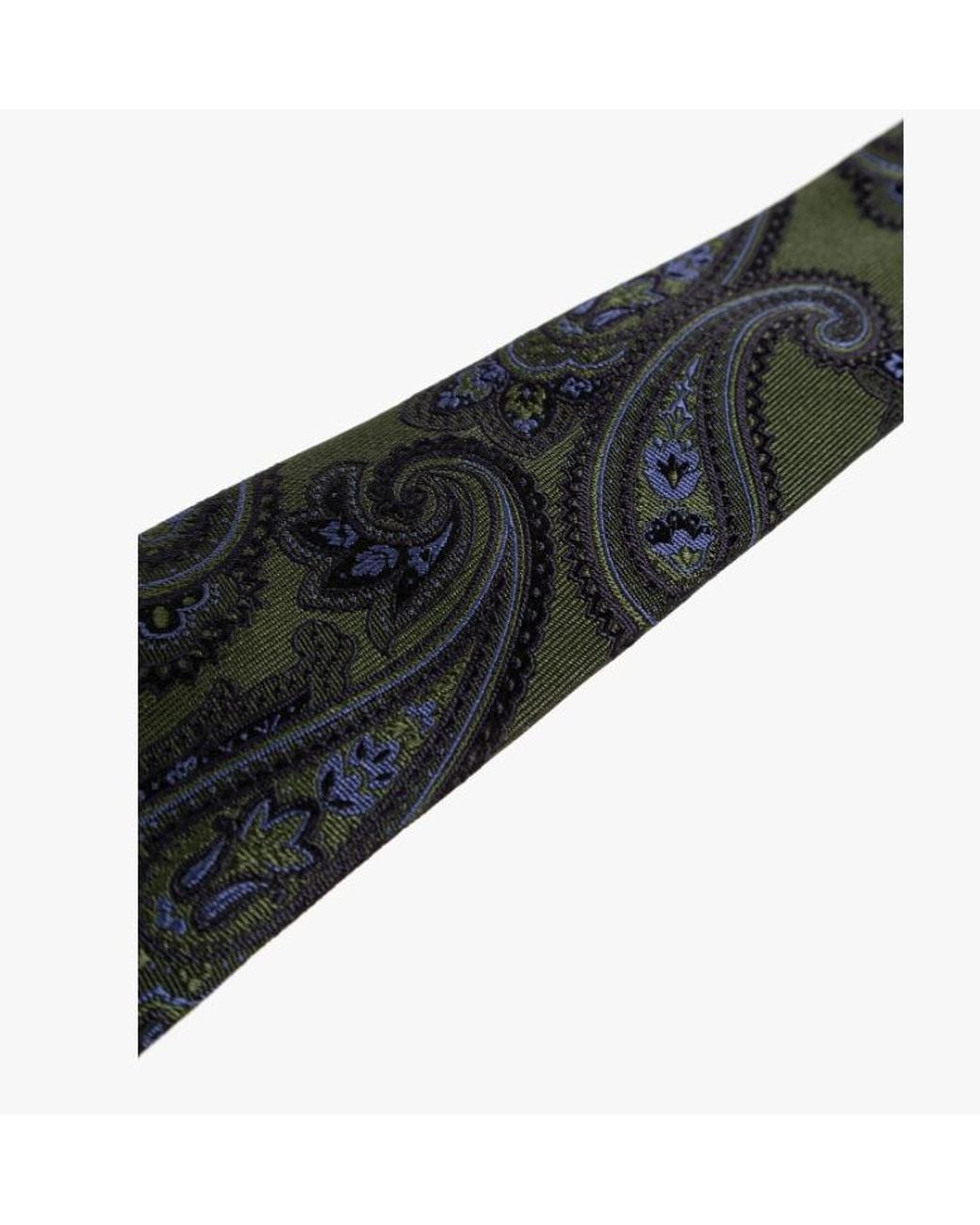 Etro Blue Paisley Tie for men
