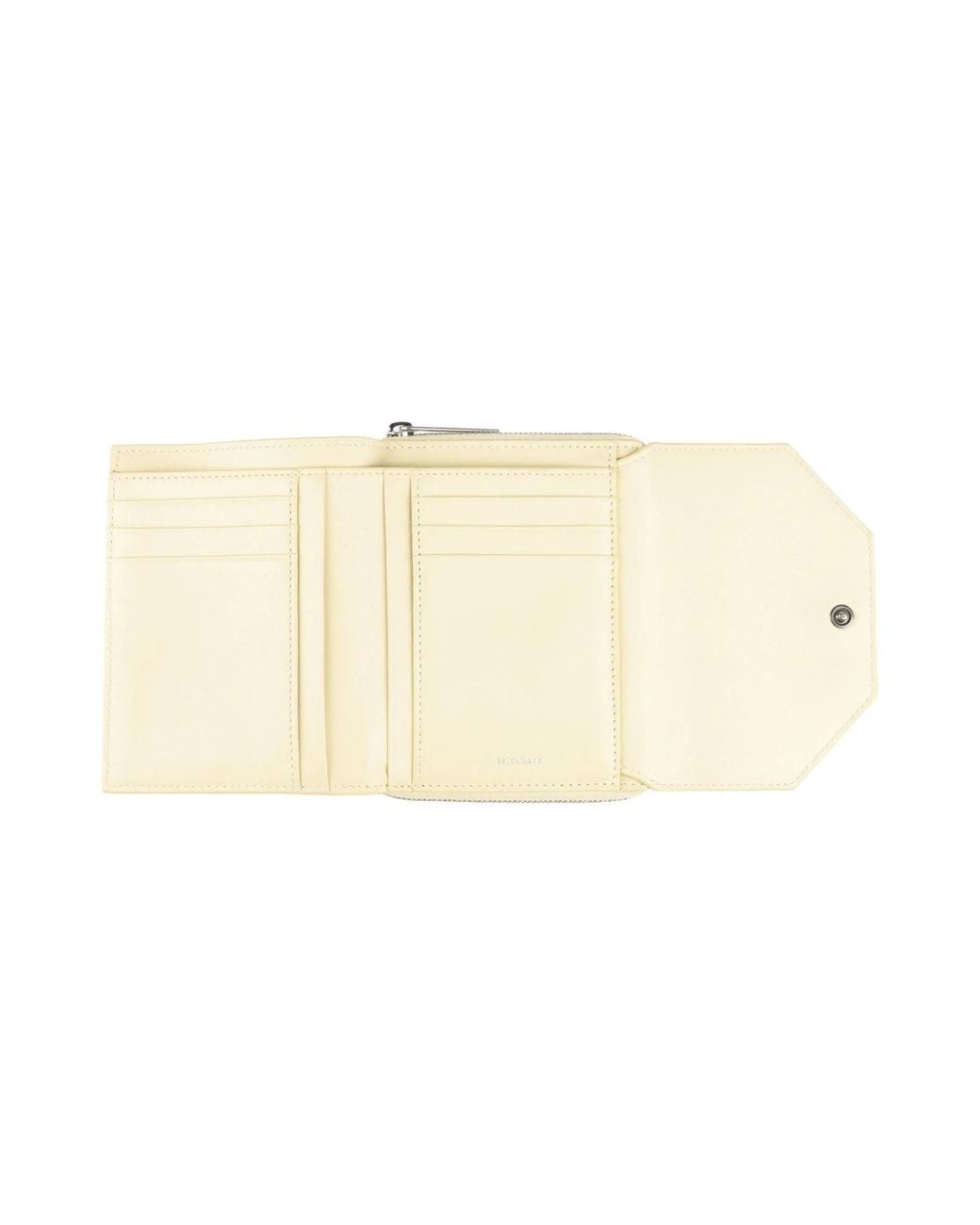 Balenciaga Natural Minimalist Leather Wallet