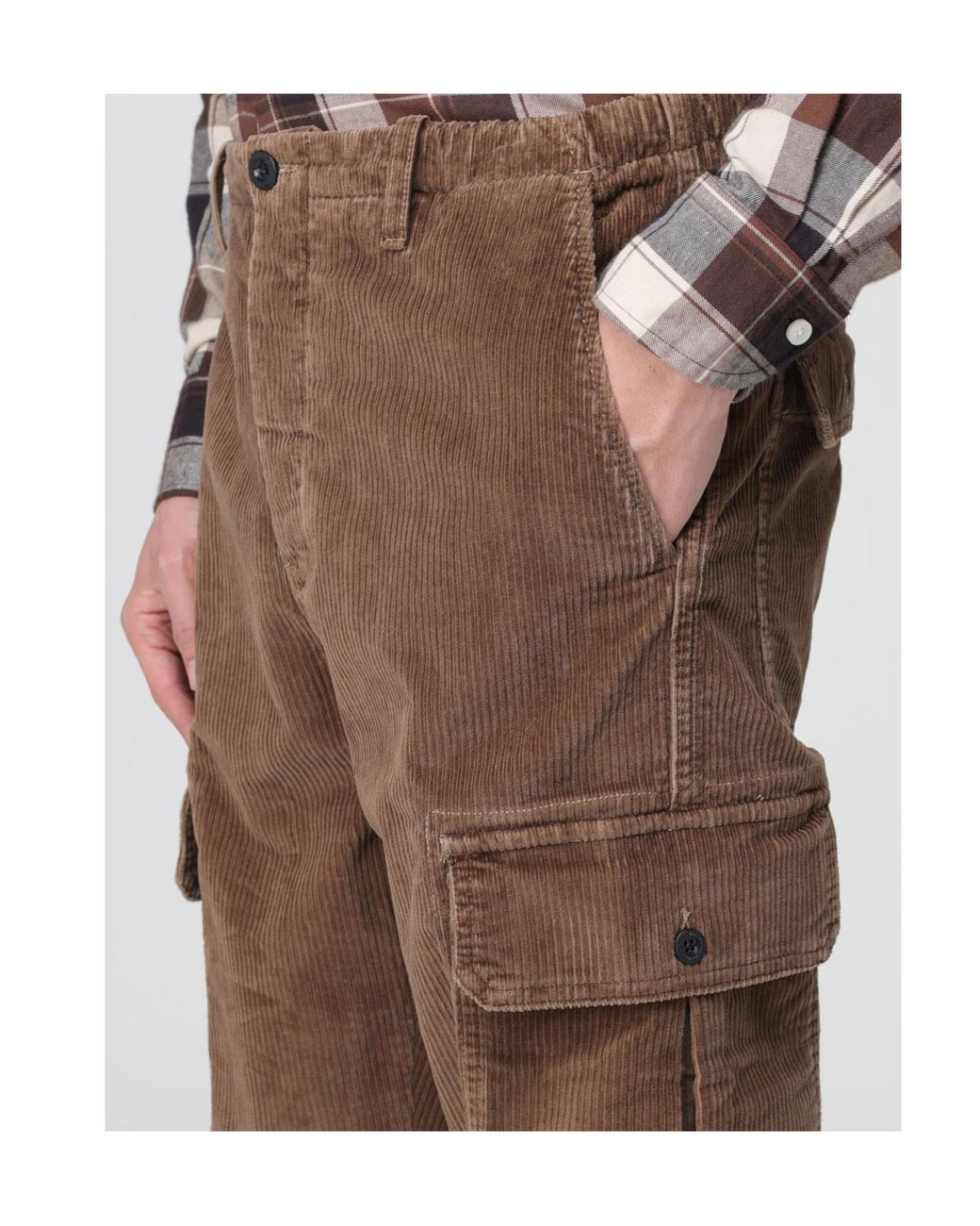 Incotex Brown Casual Trousers With Belt Loops for men