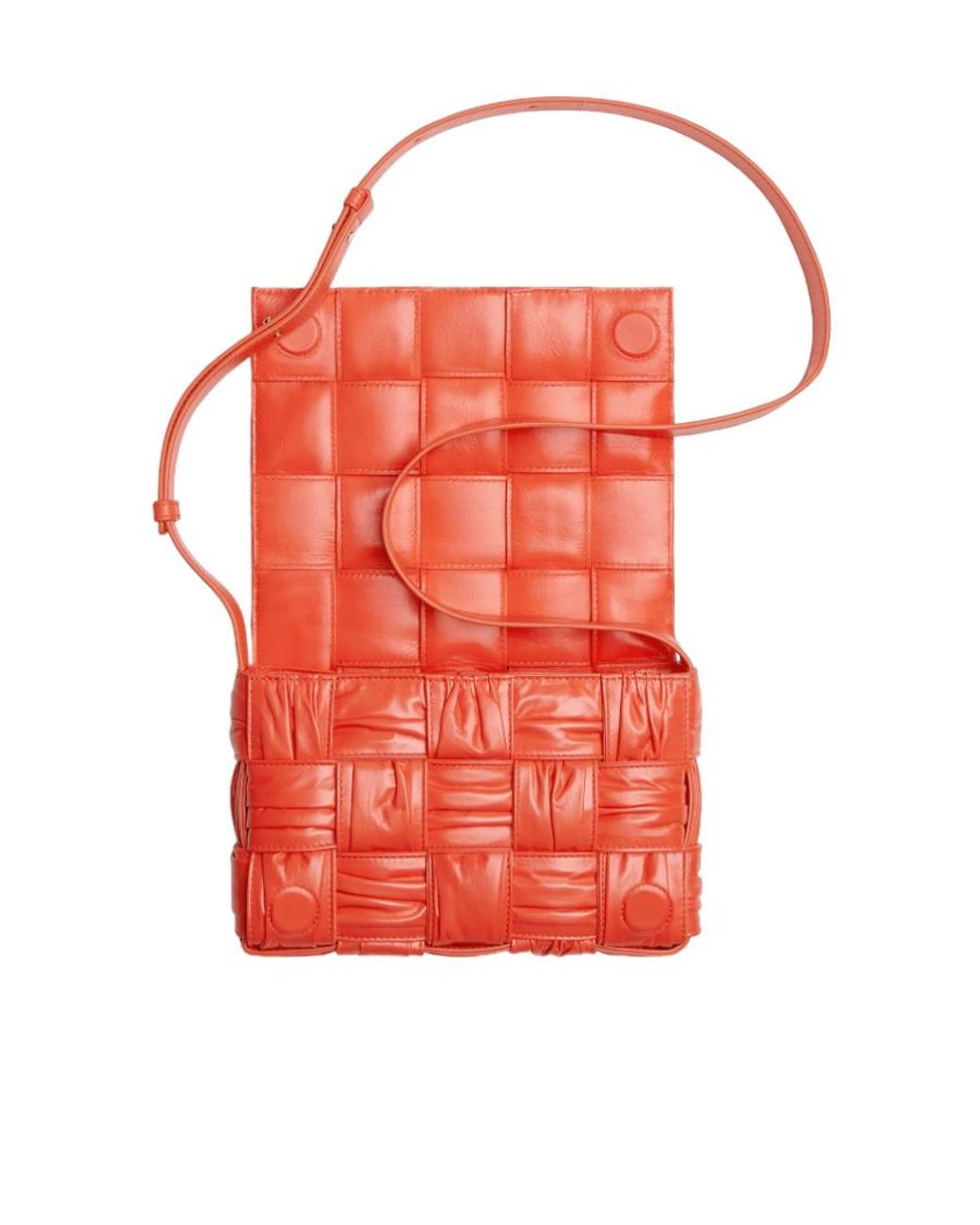 Bottega Veneta Red Cassette Cross-Body Bag