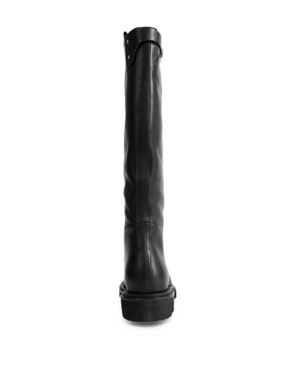 Rick Owens Black Gabe Knee-High Strap Boots