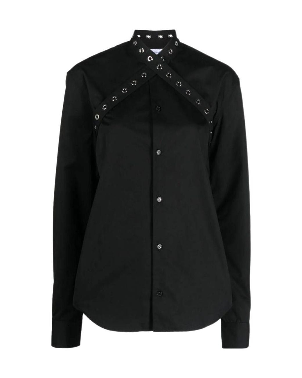 Off-White c/o Virgil Abloh Black Buttoned Long-Sleeved Shirt