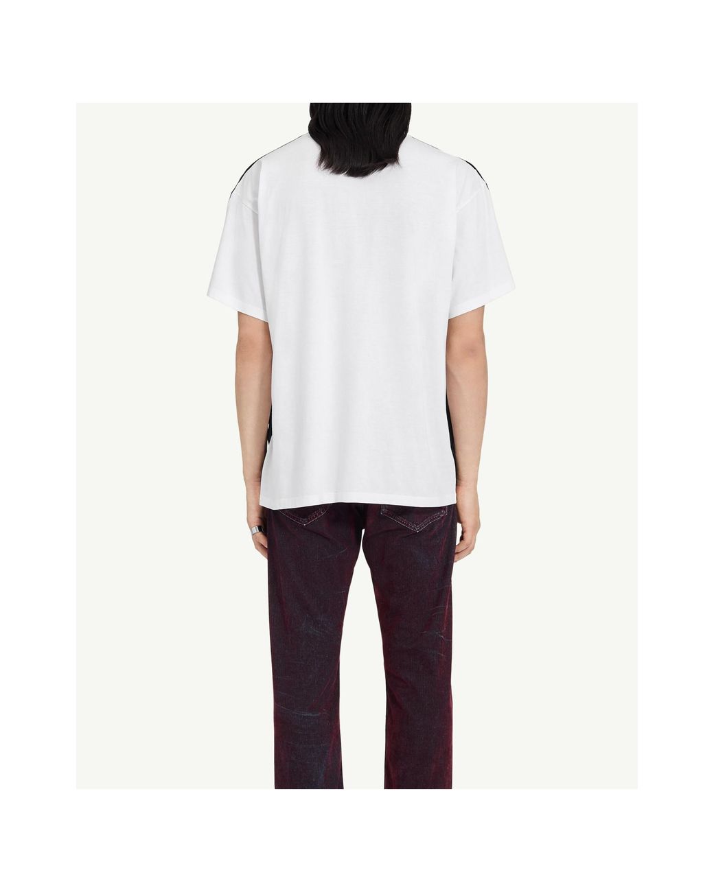 MM6 by Maison Margiela Black Tag Printed Short-Sleeved T-Shirt for men