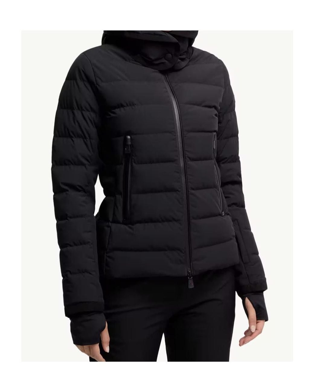 Moncler Blue Lamoura Hooded Down Ski Jacket