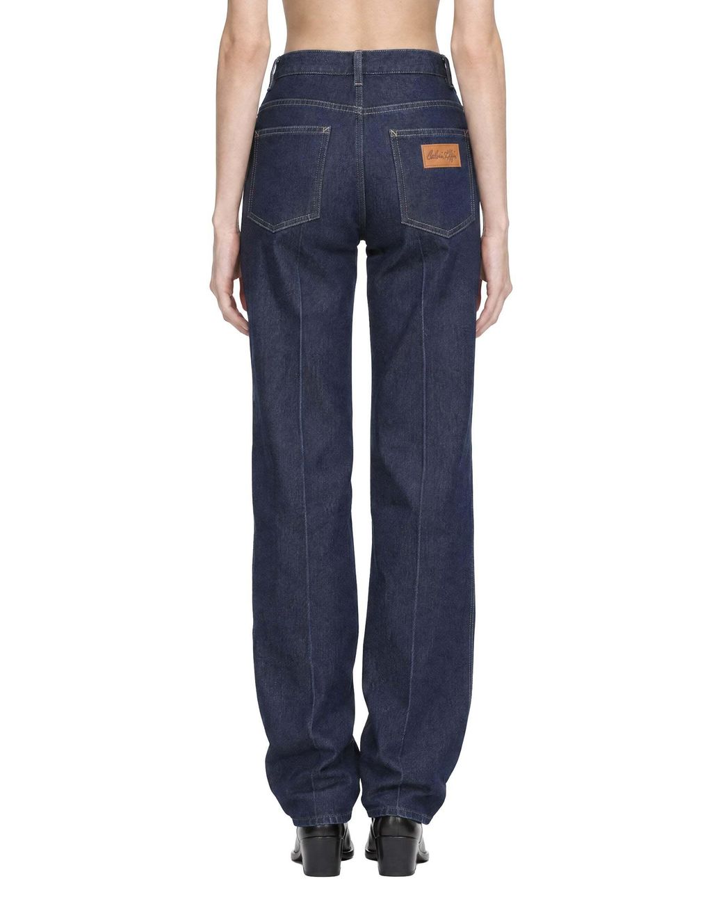 Calvin Klein Blue Straight-Leg Jeans